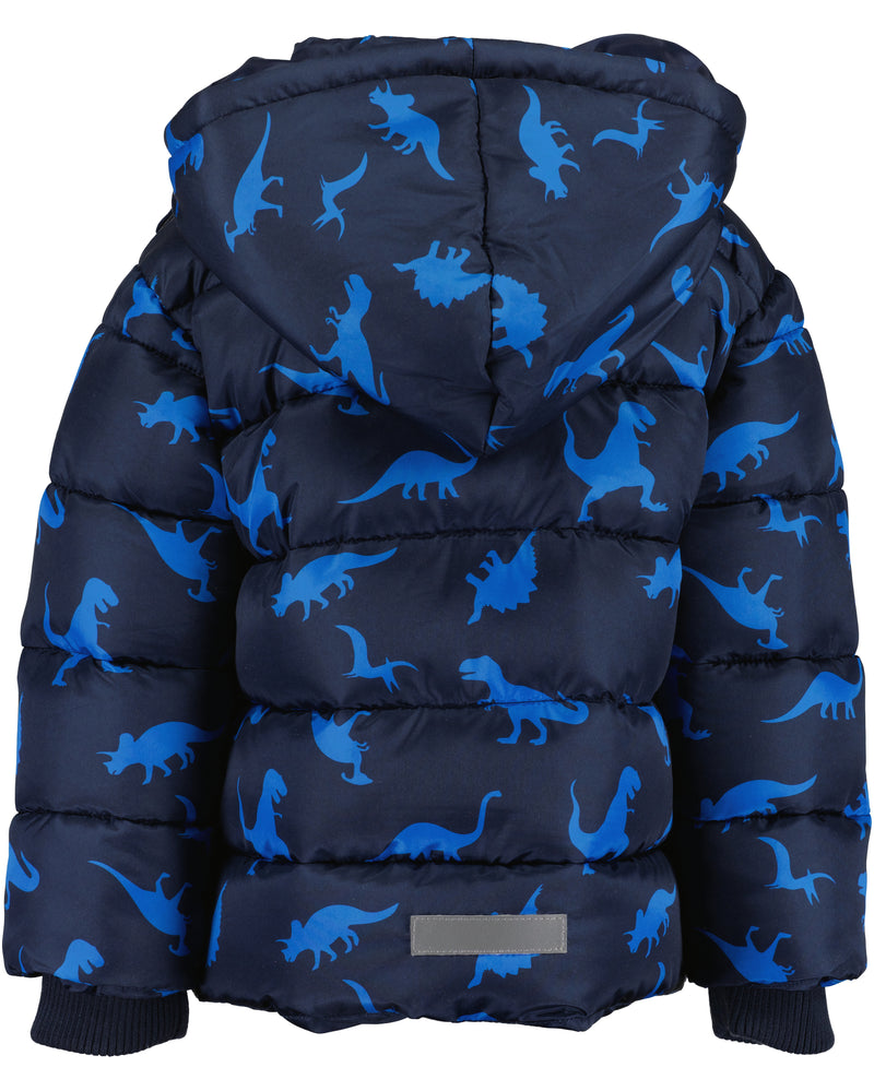 Dinosaur Hooded Jacket - Night Blue