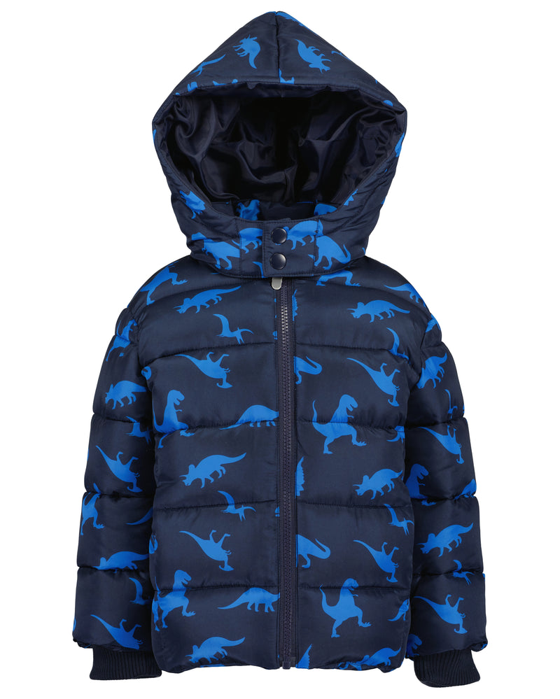 Dinosaur Hooded Jacket - Night Blue