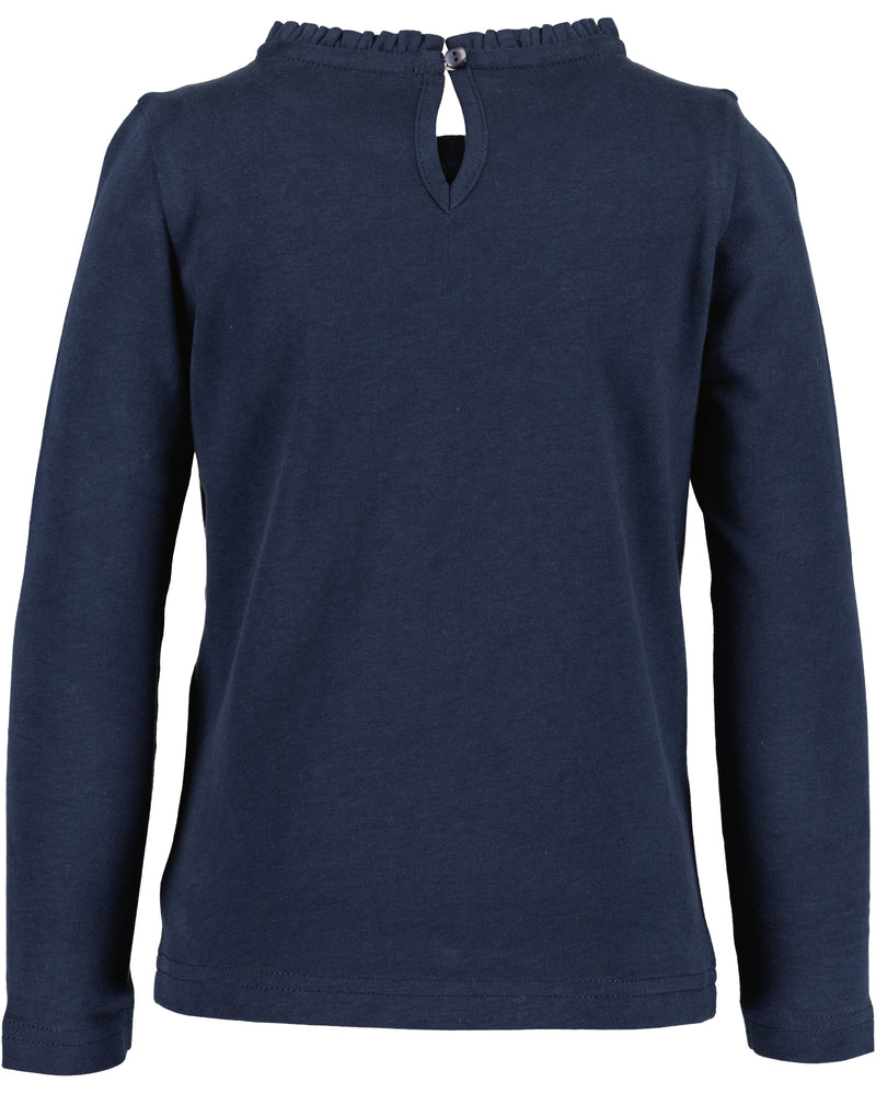 Front Print T-Shirt - Night Blue