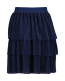 Plissee Layout Skirt - Night Blue