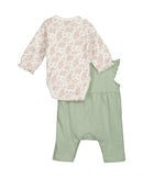 Floral Body Romper - Aqua