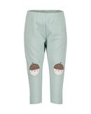 Knee Motif Leggings - Glacier