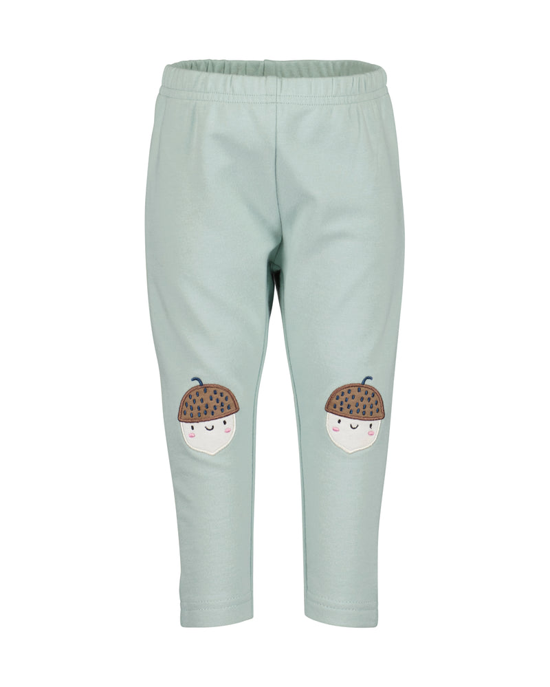 Knee Motif Leggings - Glacier