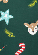 Animal Motif Sweatshirt - Fir