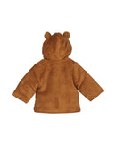 Hooded Fleece Jacket - Nut