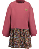 Girls Sweat Dress - Wine