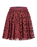 Girls Tulle Skirt - Wine