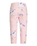 Toddler Girls Sweat Leggings - Rose