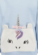 Girls Sweatshirt - Light Blue