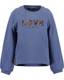 Girls Sweatshirt - Jeans Blue