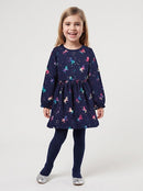 Girls Sweat Dress - Night Blue