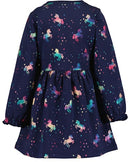 Girls Sweat Dress - Night Blue