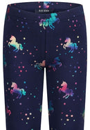 Girls Sweat Leggings - Night Blue