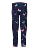 Girls Sweat Leggings - Night Blue