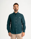 Long Sleeve Oxford Shirt - Dark Green