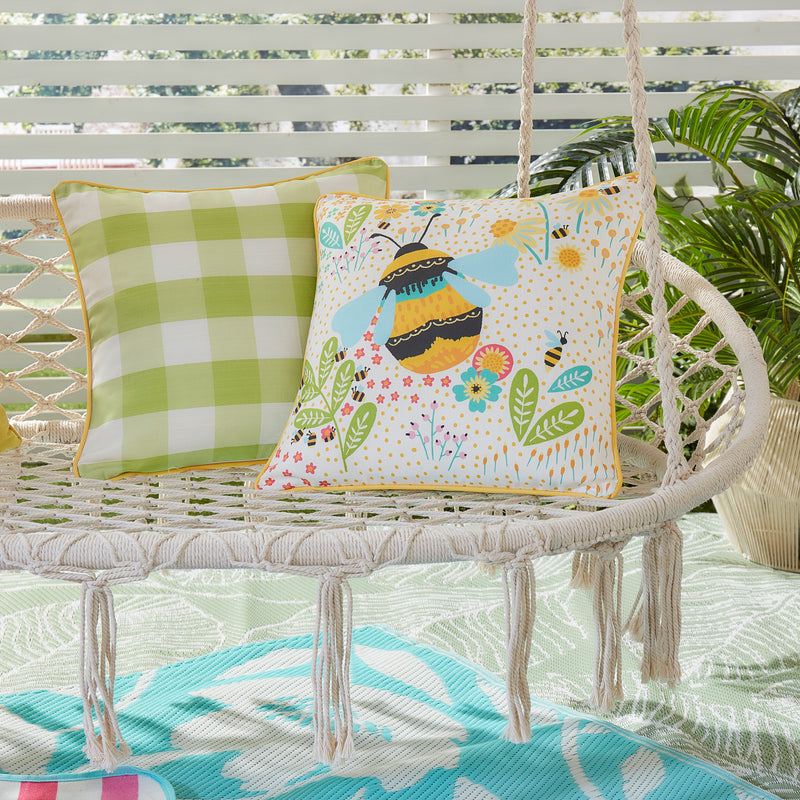 Buzzy Bee Cushion 43x43cm