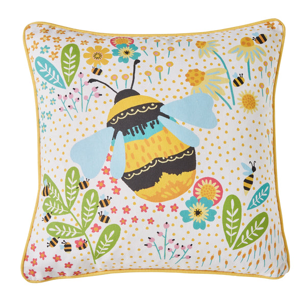 Buzzy Bee Cushion 43x43cm