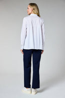 Peplum Shirt - White