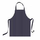 Butchers Stripe Navy PVC Bib Apron
