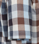 Comfort Fit Check Shirt - Light Blue