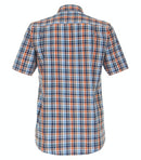 Short Sleeve Check Shirt - Tangarine