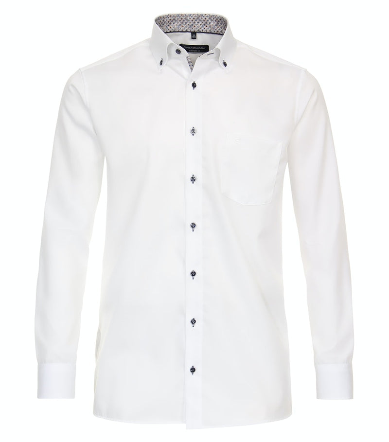 Plain Comfort Shirt - White
