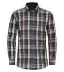 Casual Check Shirt - Green Milleu