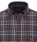 Comfort Fit Check Shirt - Red