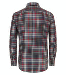 Comfort Fit Check Shirt - Red