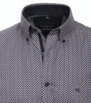 Comfort Fit Check Shirt - Tangarine