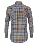 Comfort Fit Check Shirt - Beige