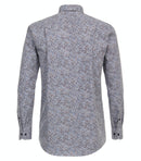 Print Casual Fit Shirt - Light Blue