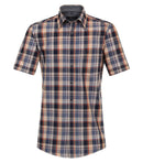 Check Short Sleeve Shirt - Light Blue