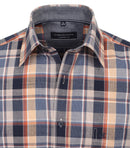 Check Short Sleeve Shirt - Light Blue