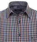 Short Sleeve Check Shirt - Light Blue