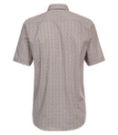 Short Sleeve Print Shirt - Blue