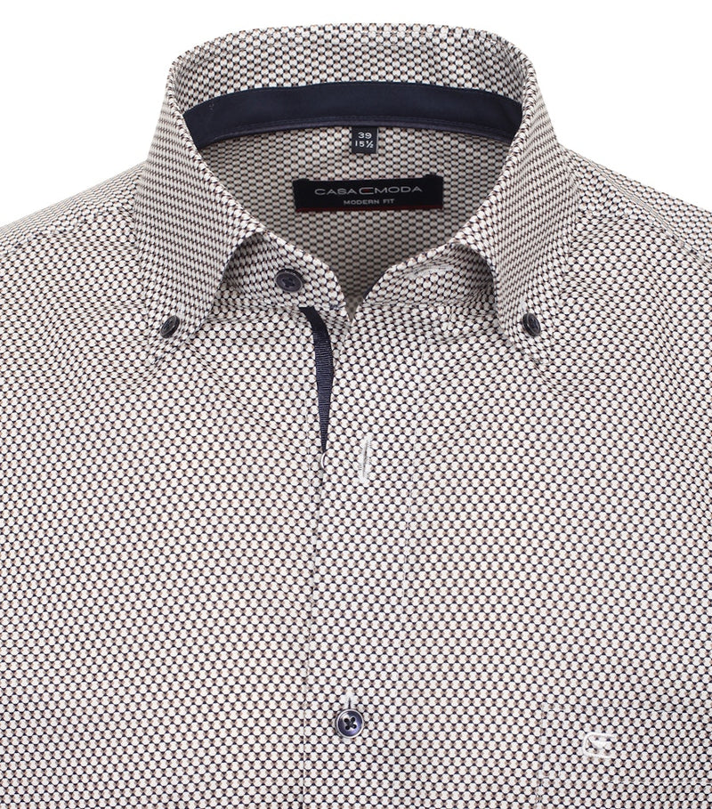 Modern Fit Shirt - Brown