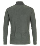 Plain Troyer Zip Jumper - Thyme