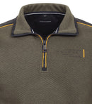 Troyer Zip Sweatshirt - Thyme