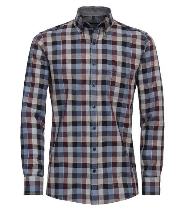 Check Comfort Fit Shirt - Red