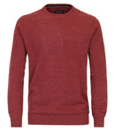 Plain Round Neck Jumper - Roan Rouge