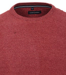 Plain Round Neck Jumper - Roan Rouge