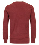 Plain Round Neck Jumper - Roan Rouge