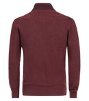 Plain Troyer Zip Jumper - Roan Rouge
