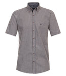 Check Short Sleeve Shirt - Tangarine