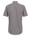 Check Short Sleeve Shirt - Tangarine