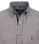 Check Short Sleeve Shirt - Tangarine