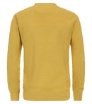 Plain Round Neck Jumper - Spicy Mustard
