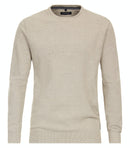 Plain Round Neck Jumper - Goat