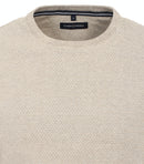 Plain Round Neck Jumper - Goat